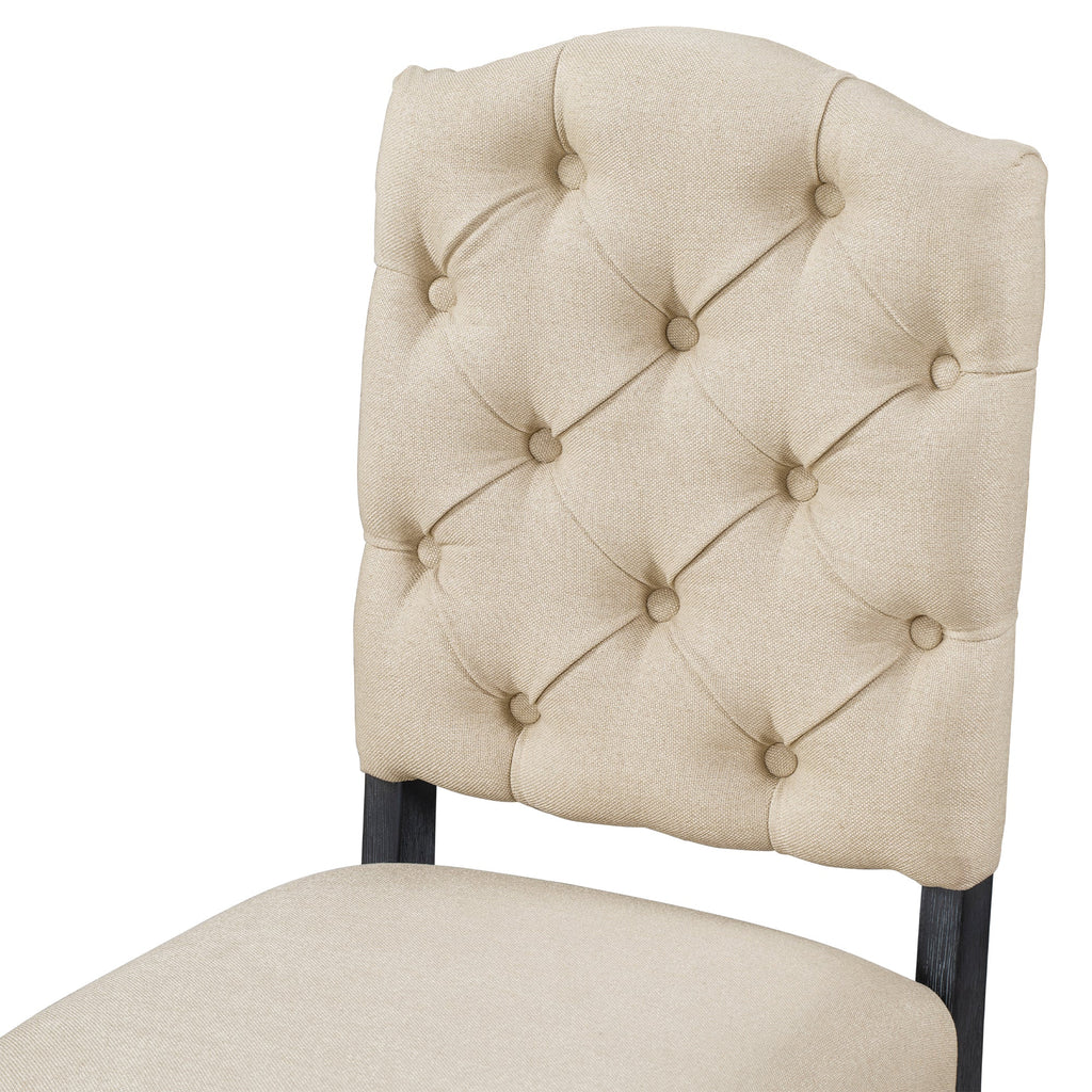 Retro Style Dining Chair Set with Upholstered Seats - TREXM