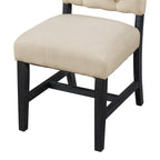 Retro Style Dining Chair Set with Upholstered Seats - TREXM