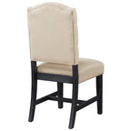 Retro Style Dining Chair Set with Upholstered Seats - TREXM
