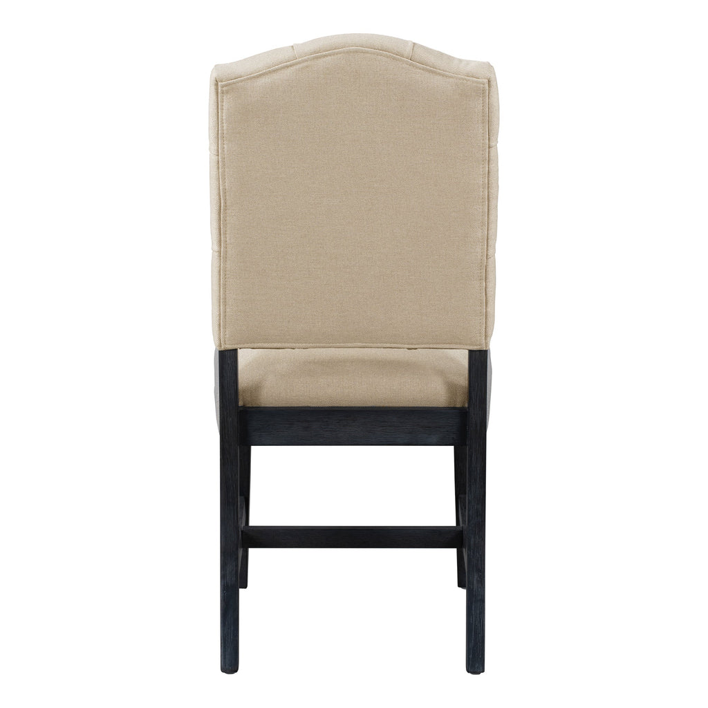 Retro Style Dining Chair Set with Upholstered Seats - TREXM