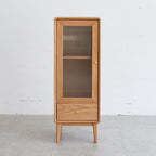 Solid Wood Storage Cabinet with Modern Design - Oak