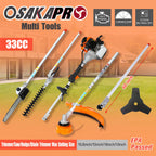 10 in 1 Multi-Functional Trimming Tool with 33CC Engine - Outdoor Garden System