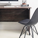 Rustic Composite Wood Writing Desk with Water-Resistant Surface - Rustic