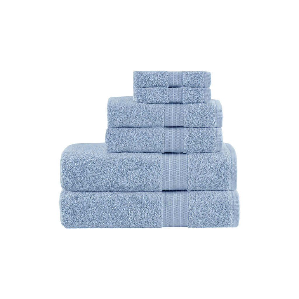 6 Piece Cotton Towel Set