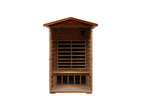 Two-Person Far-Infrared Outdoor Sauna with Carbon Heating Panels - Solid Wood