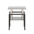 1-Piece Modern Tempered Glass Coffee Table