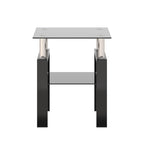 1-Piece Modern Tempered Glass Coffee Table