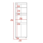 Armoire-Organiser 70.8"H, Two Shelves, Rod, Double Door Cabinet Armoire