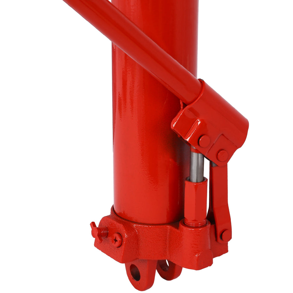 Hydraulic Long Ram Jack with Clevis Base - 8 Ton Capacity