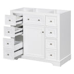 36" Bathroom Vanity Cabinet Base with Drawers - Solid Wood & MDF