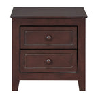 2-Drawer Nightstand for Bedroom