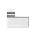 Combination Model Gate Cabinet with Shoe Cabinet & Hang Shelf