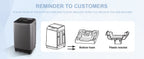 Portable Washing Machine with Imbalance Adjustment - Plastic