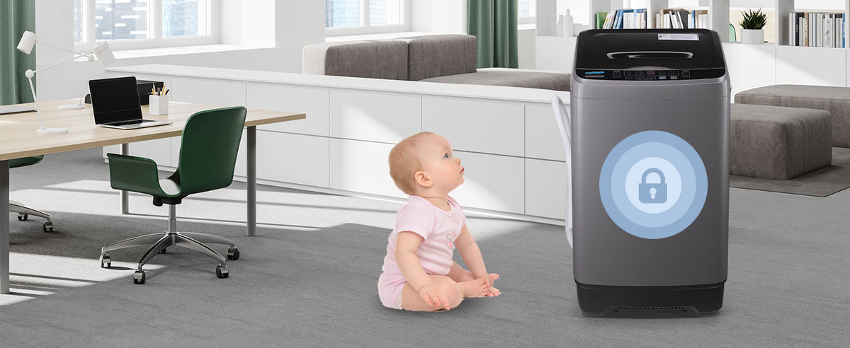 Portable Washing Machine with Imbalance Adjustment - Plastic