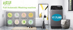 Portable Washing Machine with Imbalance Adjustment - Plastic