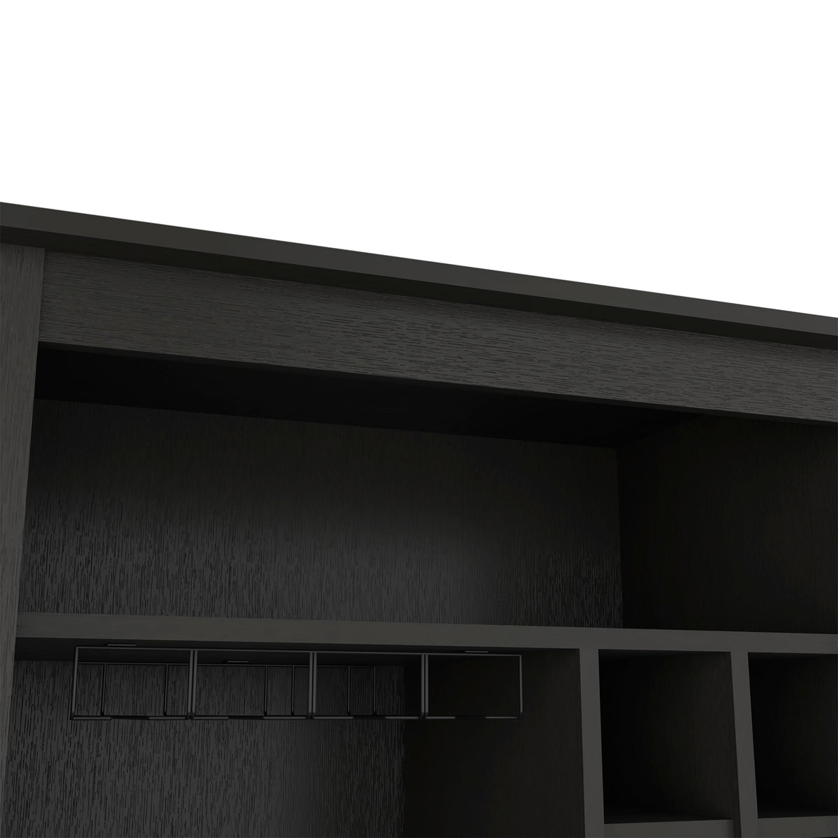 Mojito Bar Cabinet with Open Drawer & Shelf - Particle Board