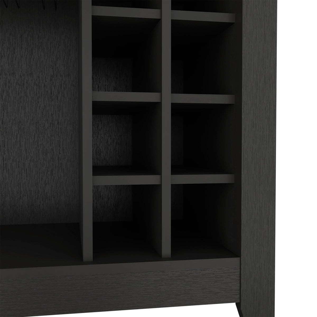 Mojito Bar Cabinet with Open Drawer & Shelf - Particle Board