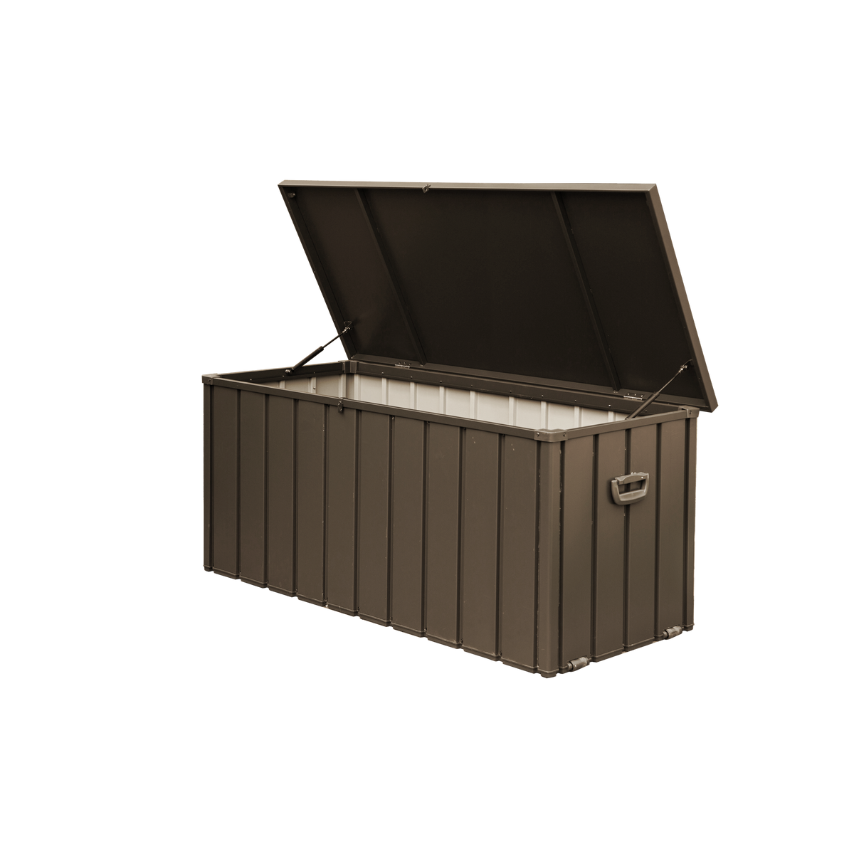 160 Gallon Outdoor Storage Deck Box with Waterproof Design - Dark Brown