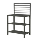 Outdoor Kitchen Island with Storage and Protective Cover - Aluminum