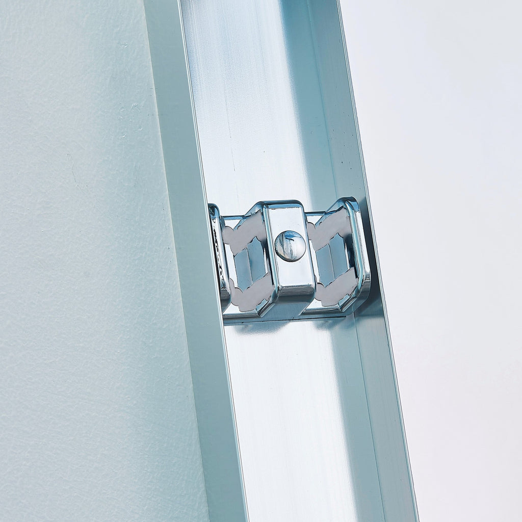 Double Sliding Tub Shower Door with Aluminium Alloy Frame - 56-60"W x 60"H