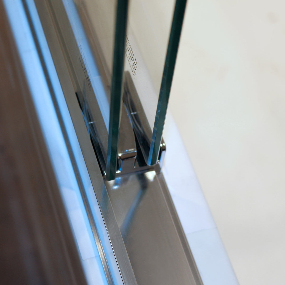 Double Sliding Tub Shower Door with Aluminium Alloy Frame - 56-60"W x 60"H