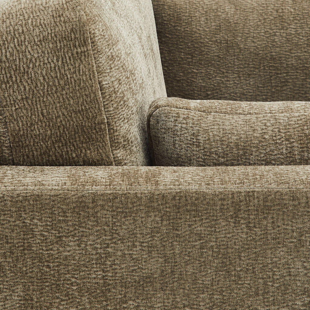 Chios Arm Chair with Reversible Cushions - Green or Dark Brown
