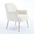 Upholstered Accent Armchair with Shell-Shaped Design - Multiple Colors