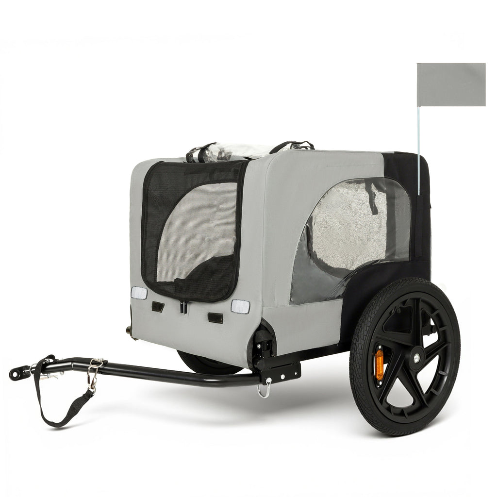 Outdoor Heavy Duty Collapsible Pet Bike Trailer