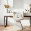 Vanity Chair with Butterfly Back with 360° Swivel - Chenille Velvet