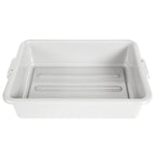 Heavy Duty Commercial Meat Tubs with Lids - 6 Pack