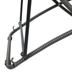 Outdoor Folding Chair Set with Adjustable Backrest – Black or Yellow