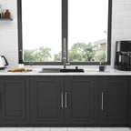 Topmount Kitchen Sink 16 Gauge Single Bowl with Nano Finish - Black