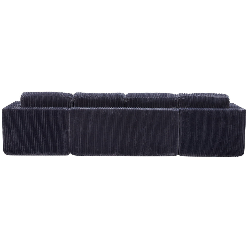 U-Shape Modular Sectional Sofa with Modular Design - Corduroy