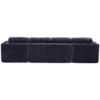 U-Shape Modular Sectional Sofa with Modular Design - Corduroy