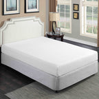 8" Plush Gel Memory Foam Mattress with Aloe Vera Cover - White