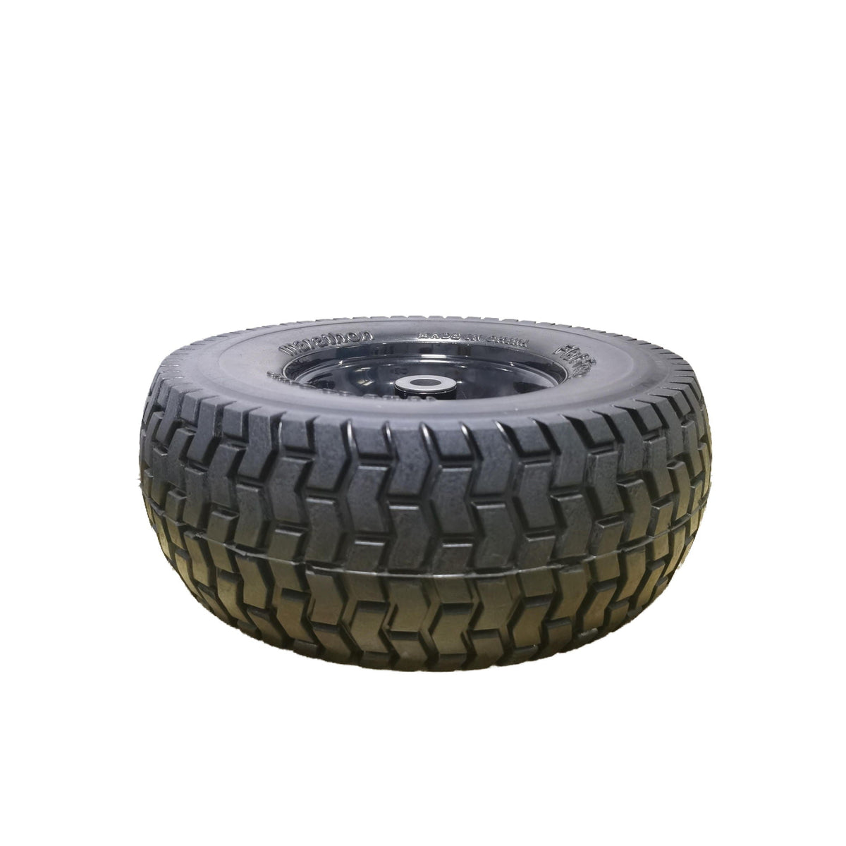 Flat Free Tire and Wheel Assembly with 3" Hub - Black