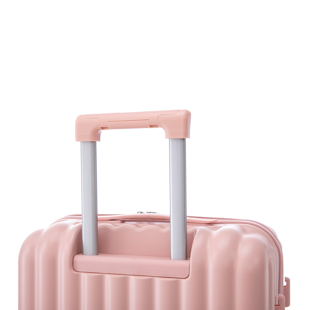 Spinner Wheel Luggage Set with USB Port and Holders - Pink, Black, Green