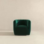 Ergonomic Design Swivel Chair with Tufted Accent - Multiple Colors