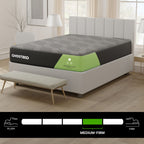 12" Foam Mattress with Procore Technology and Cooling Cover - Dark Gray