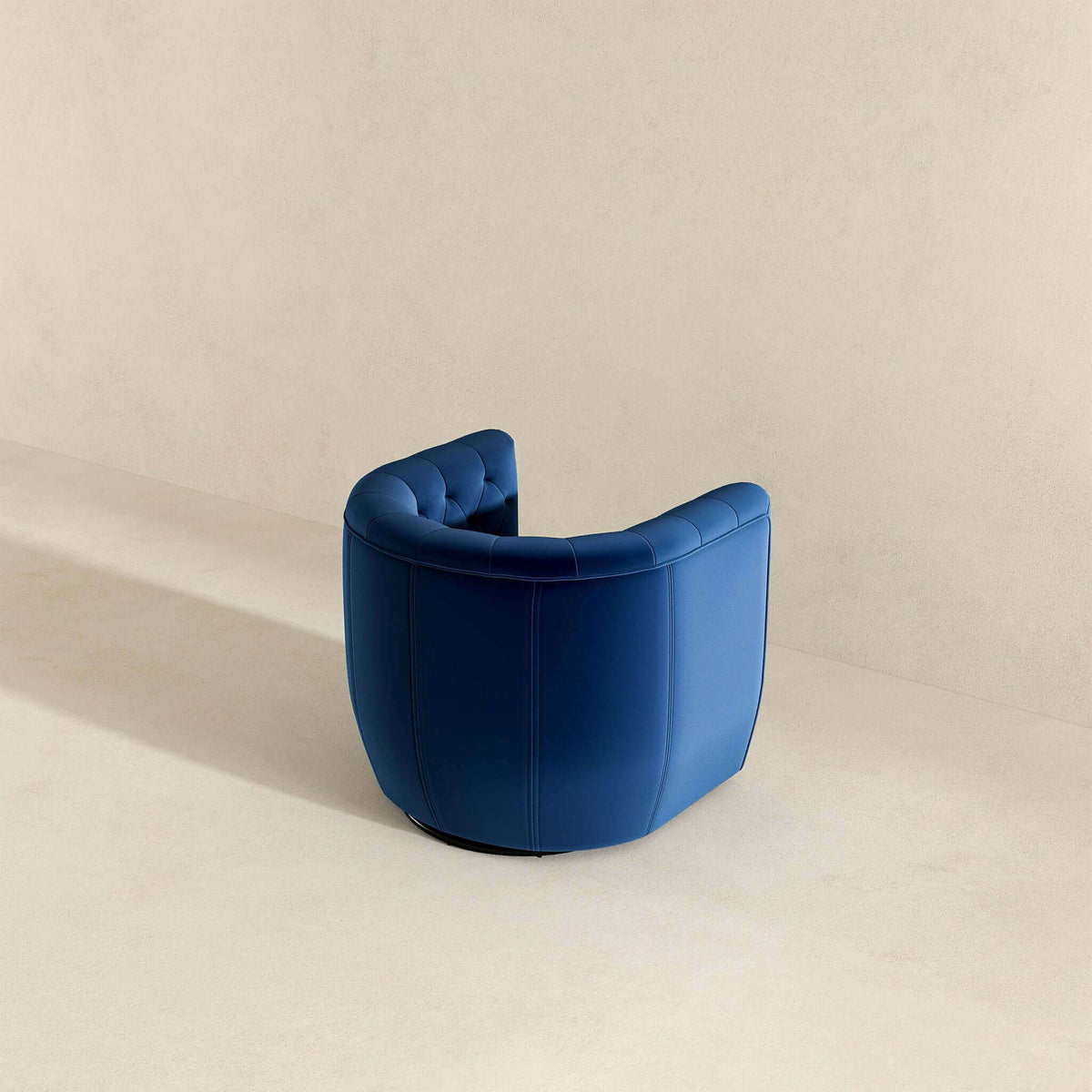 Ergonomic Design Swivel Chair with Tufted Accent - Multiple Colors