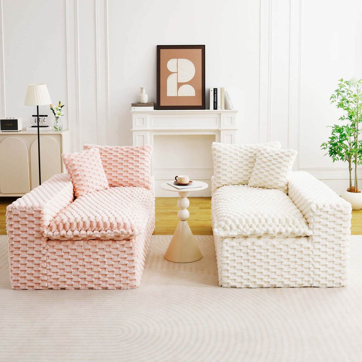Multifunctional Stationary Sofa with Adjustable Layout - Choice of Color