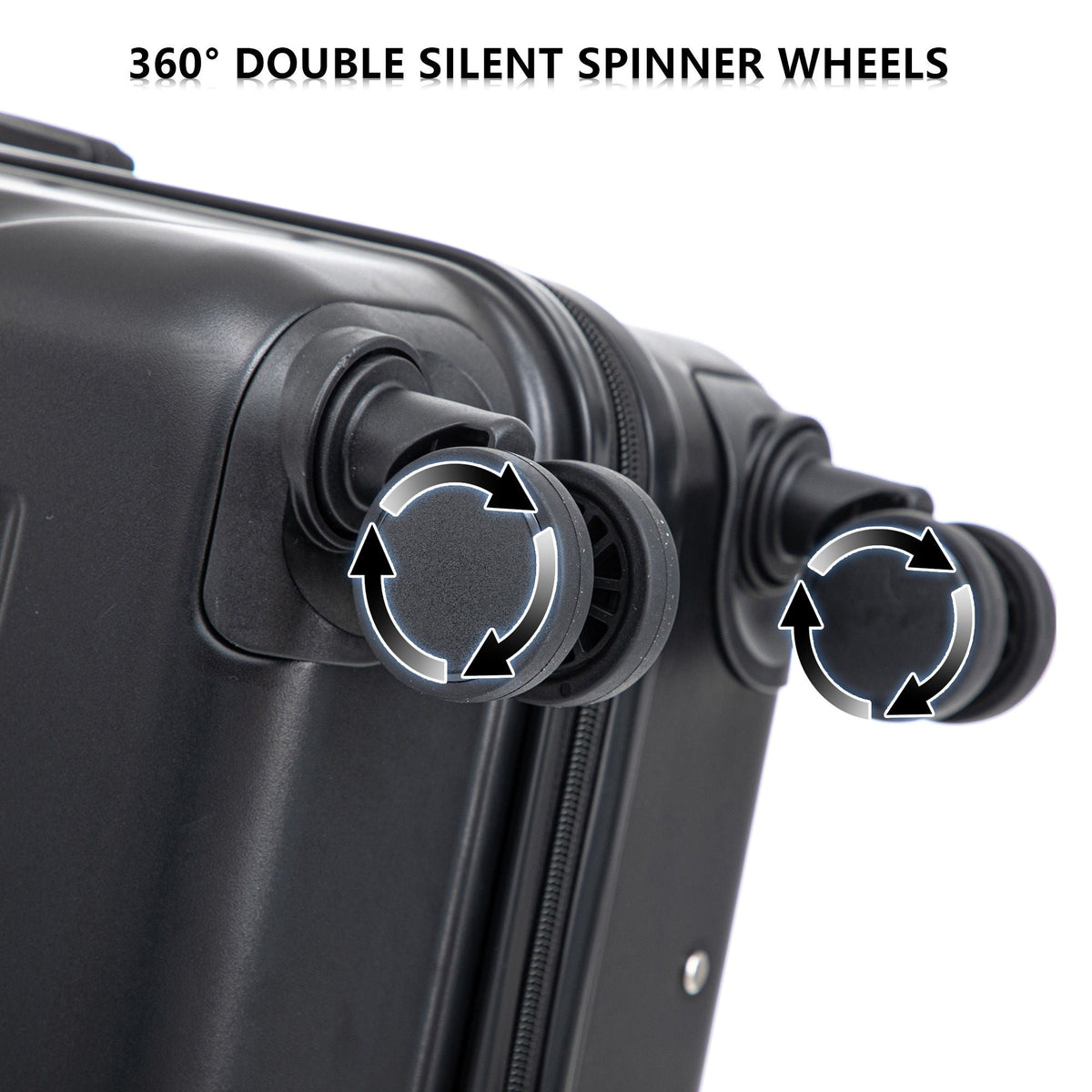 3 Pieces Set Spinner Wheel Luggage With Combination Lock
