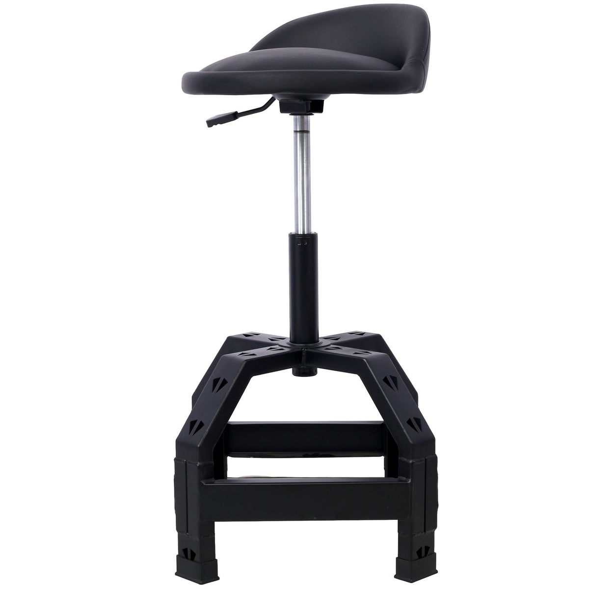 Pneumatic 360 Degree Swivel Mechanics Stool with Adjustable Height - Red or Black