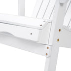 Malibu Adirondack Chair with Foldable Acacia Wood Design - Natural
