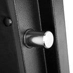 Tall Fireproof Protection Safe Vault with Solid Steel Construction - Black