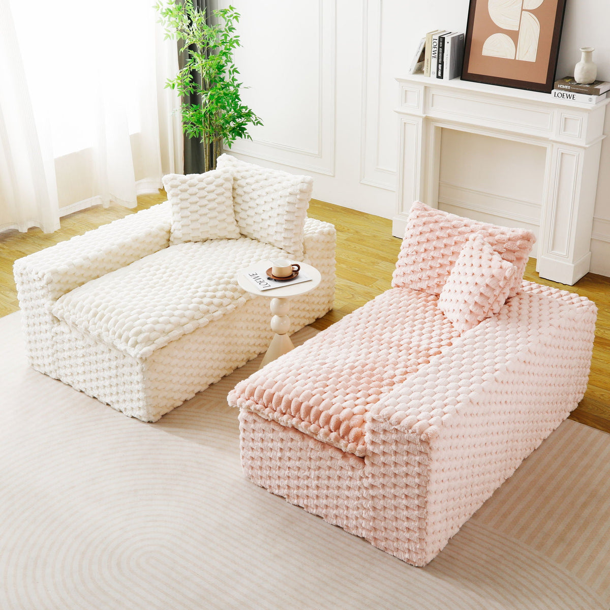 Multifunctional Stationary Sofa with Adjustable Layout - Choice of Color