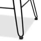 GigaTech Counter Stool with Ergonomic Footrest - Natural Rattan
