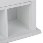 Avington 2 Door Wall Cabinet with Cubbies - Pure White