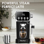 20BAR Slim Vertical Espresso Machine with Professional Pump - Stainless Steel