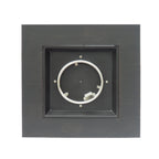 Outdoor Iron Square Propane Fire Pit with 50,000 BTU - Brushed Brown